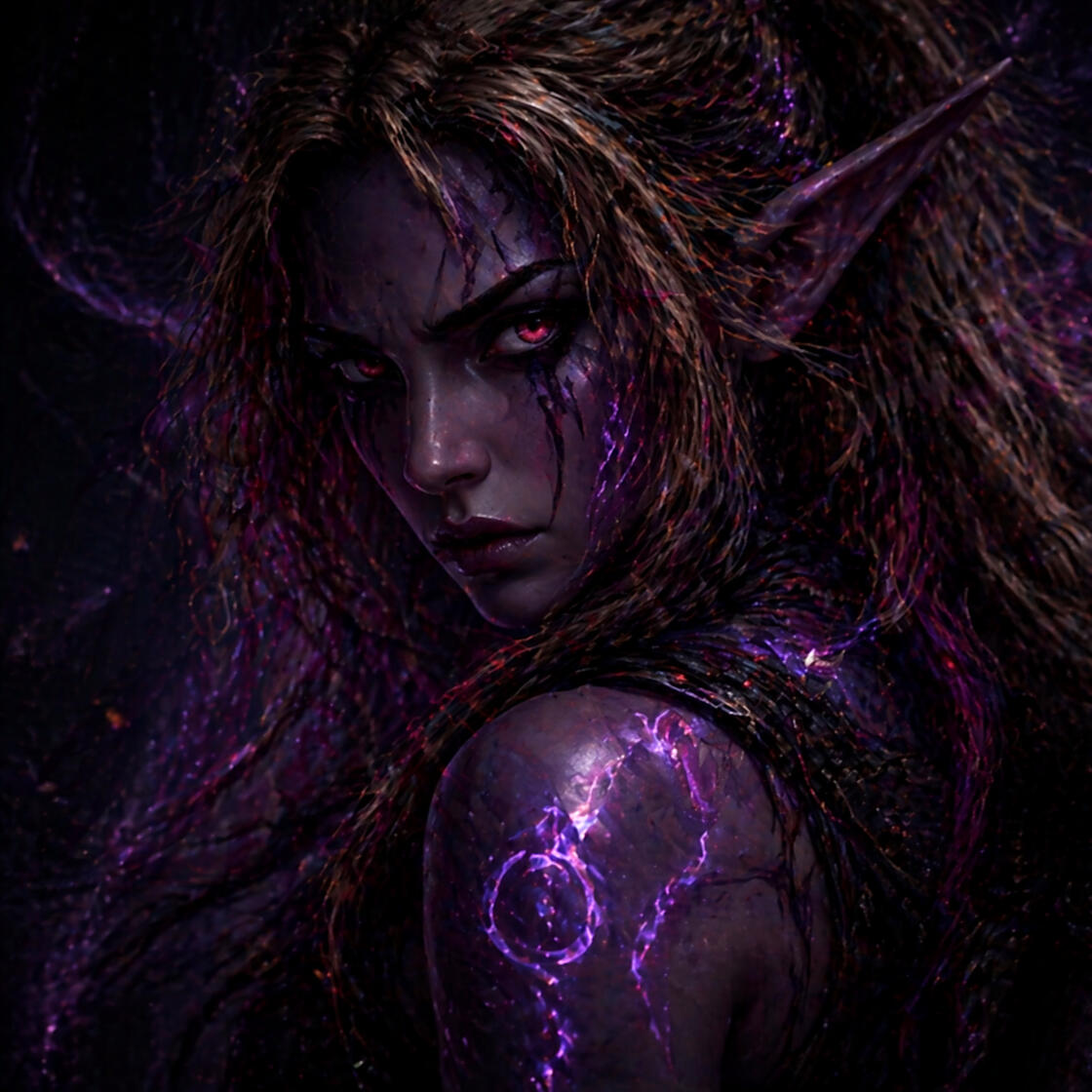 The portal changes her...